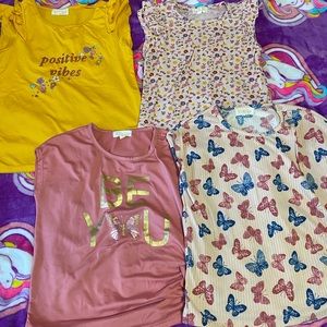 Set of 4 shirts. All 4 for $12 or $5 per shirt